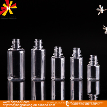 10/15/20/25/30ml transparent different capacity pet serum bottle